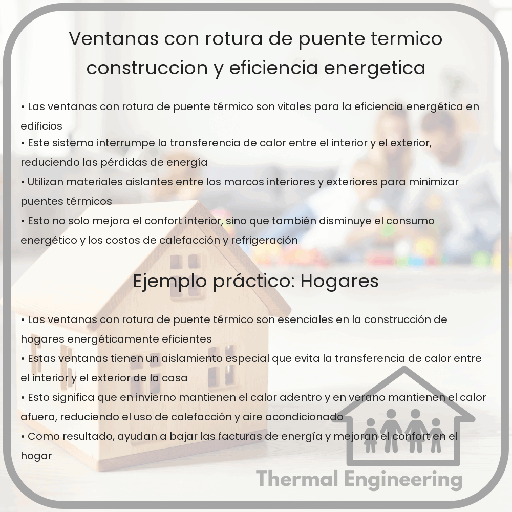 Ventanas con Rotura de Puente Térmico | Construcción y Eficiencia Energética