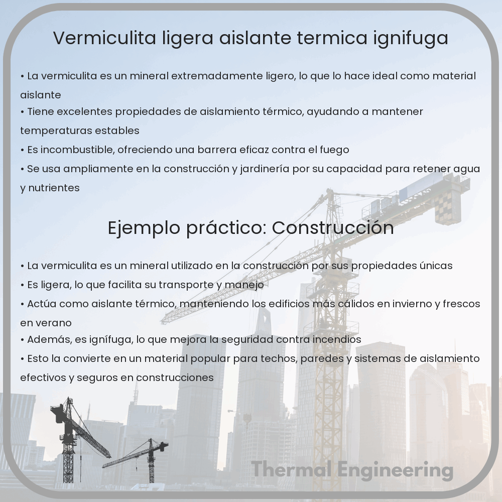 Vermiculita | Ligera, Aislante Térmica, Ignífuga