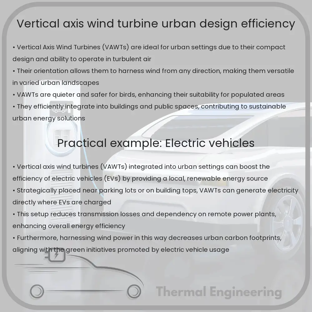 Vertical Axis Wind Turbine | Urban Design & Efficiency