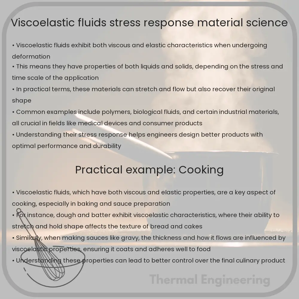 Viscoelastic Fluids | Stress Response & Material Science