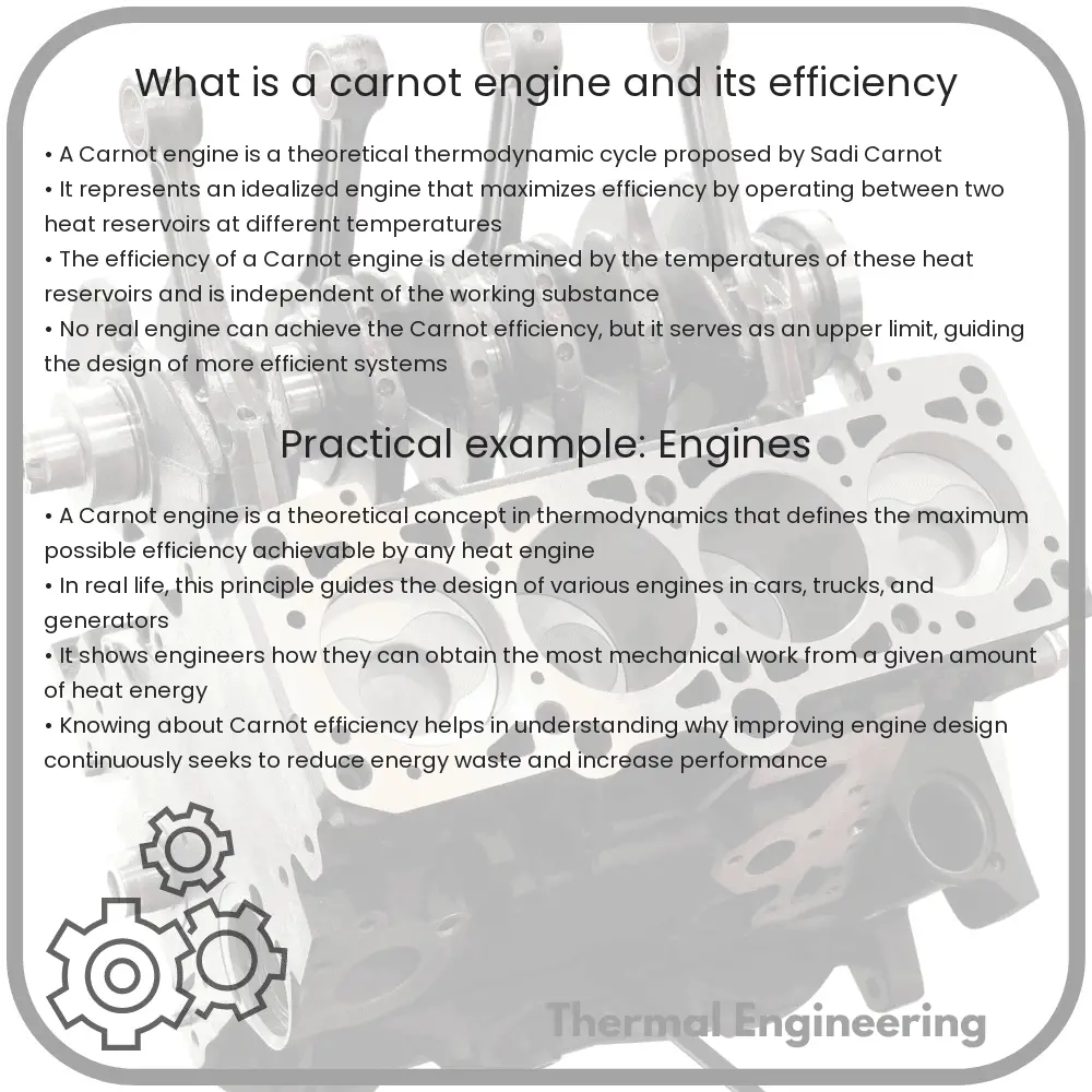 What Is a Carnot Engine and Its Efficiency?