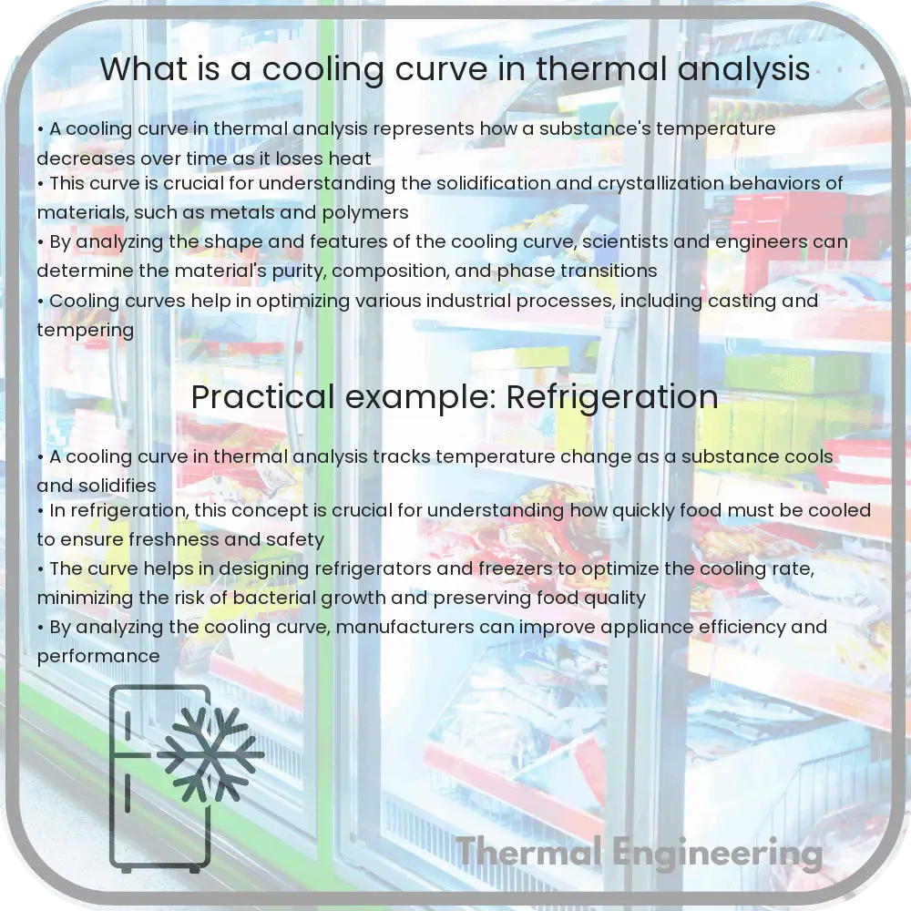 What Is a Cooling Curve in Thermal Analysis?