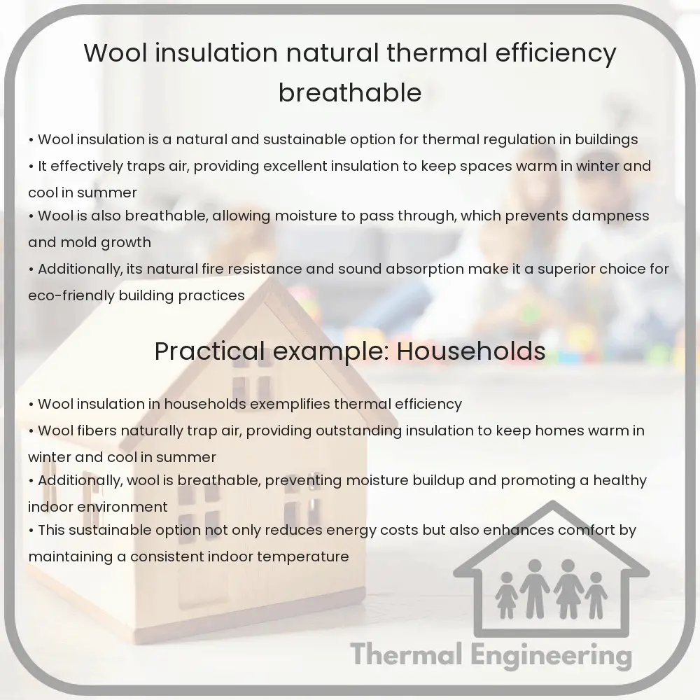 Wool Insulation | Natural, Thermal Efficiency, Breathable