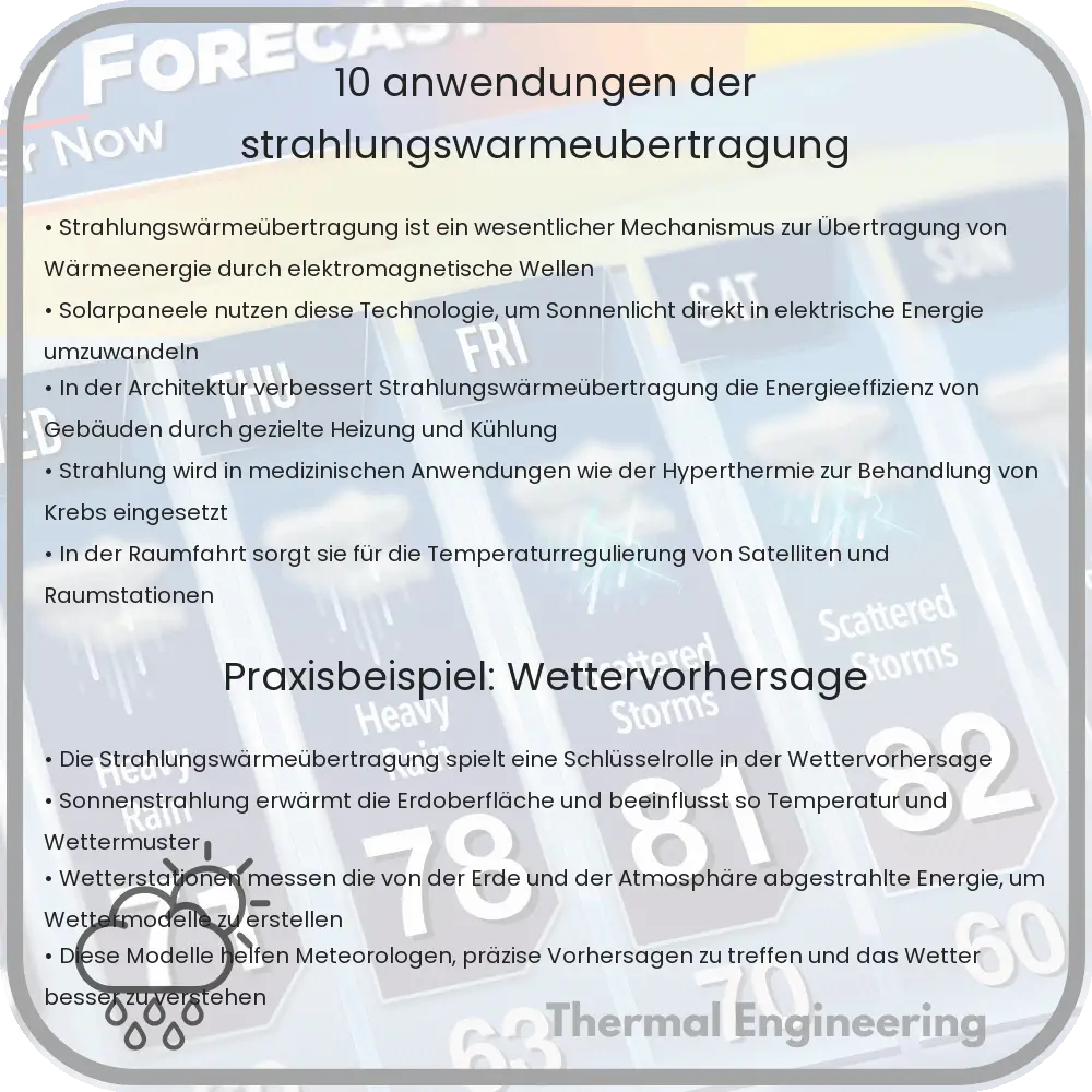 10 Anwendungen der Strahlungswärmeübertragung