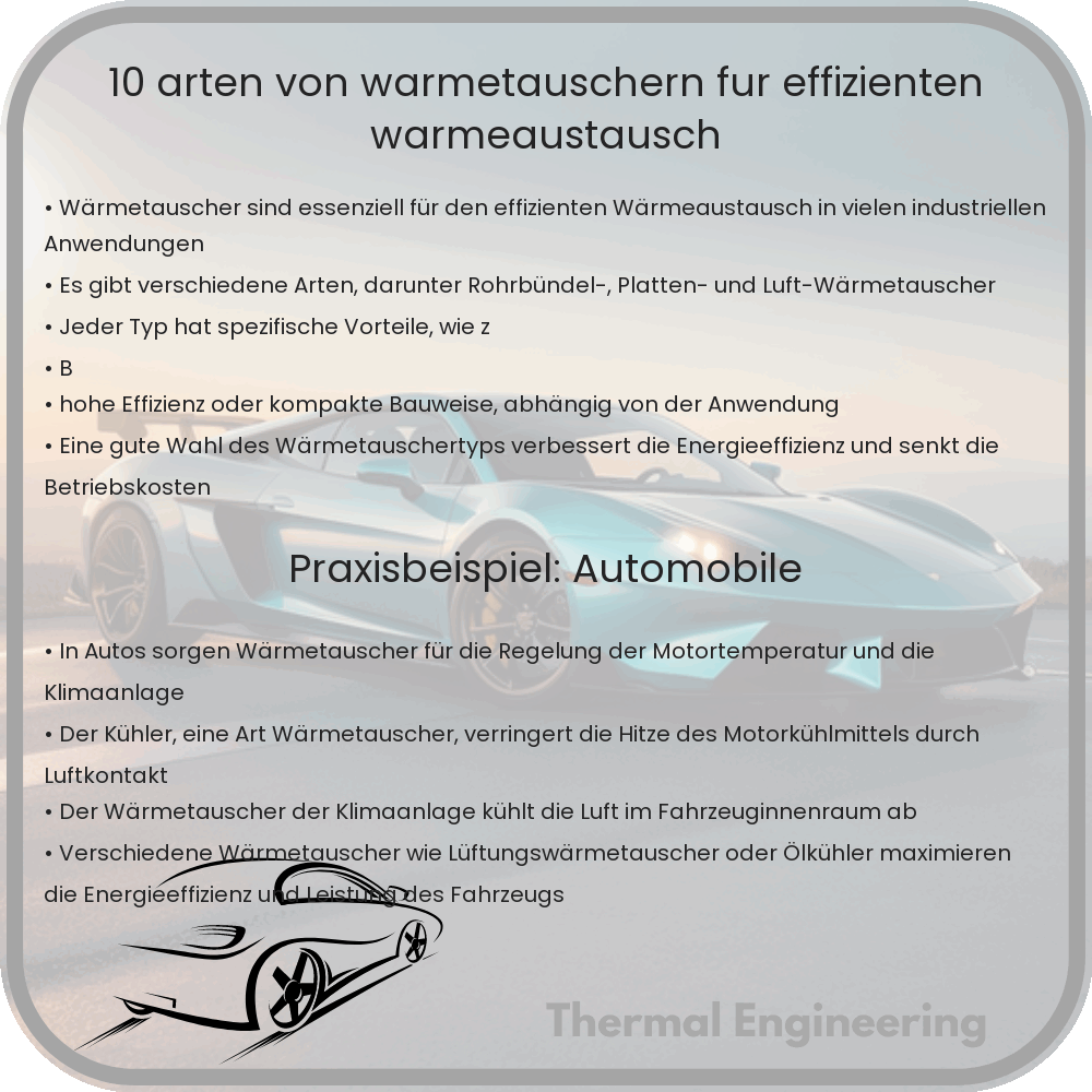 10 Arten von Wärmetauschern für effizienten Wärmeaustausch