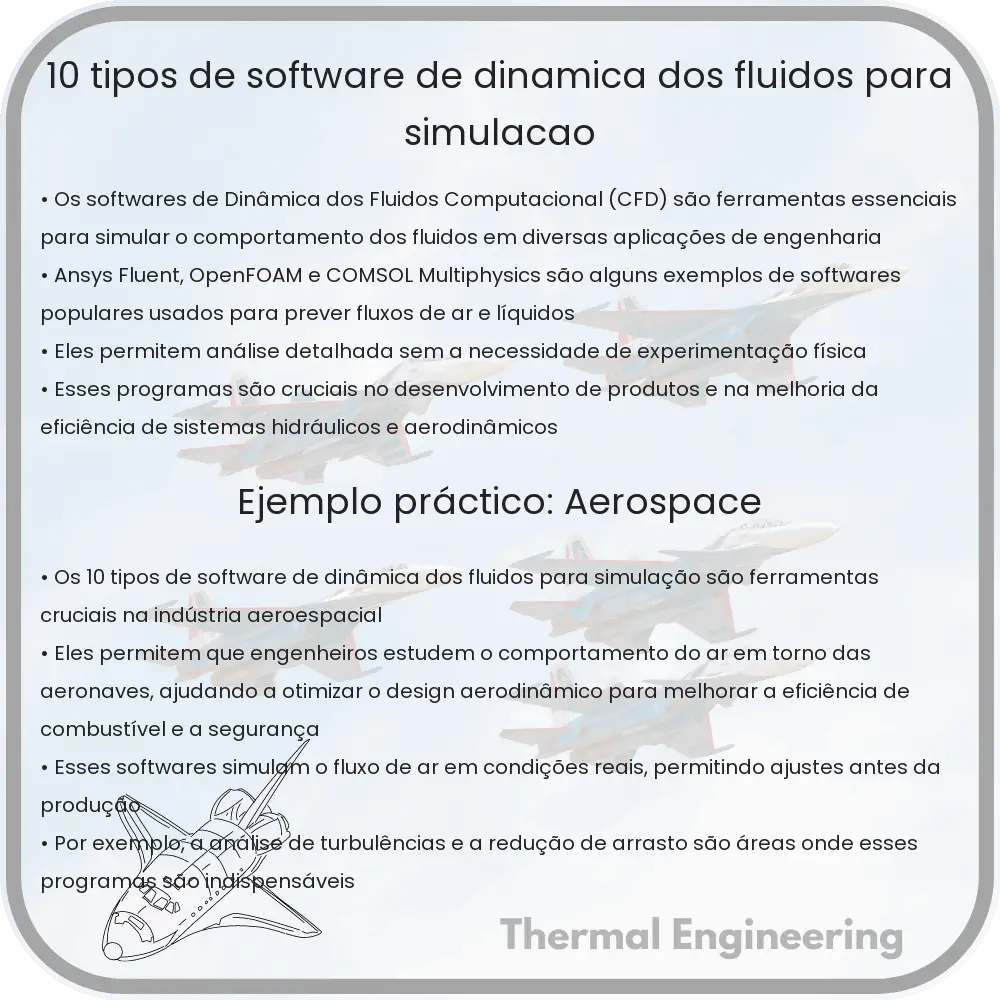 10 Tipos de Software de Dinâmica dos Fluidos para Simulação
