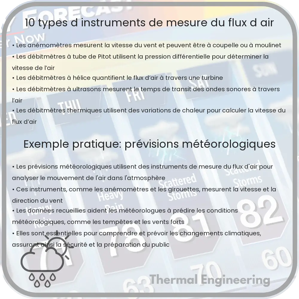10 Types d'Instruments de Mesure du Flux d'Air