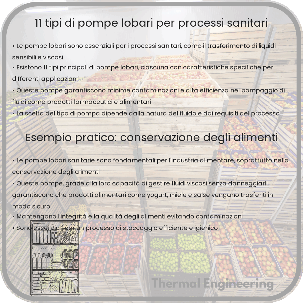 11 Tipi di Pompe Lobari per Processi Sanitari