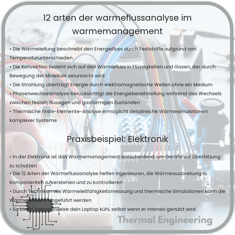 12 Arten der Wärmeflussanalyse im Wärmemanagement