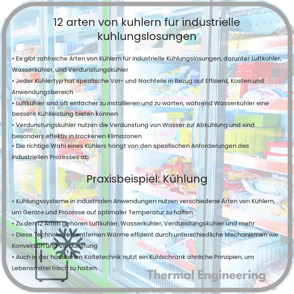 12 Arten von Kühlern für industrielle Kühlungslösungen