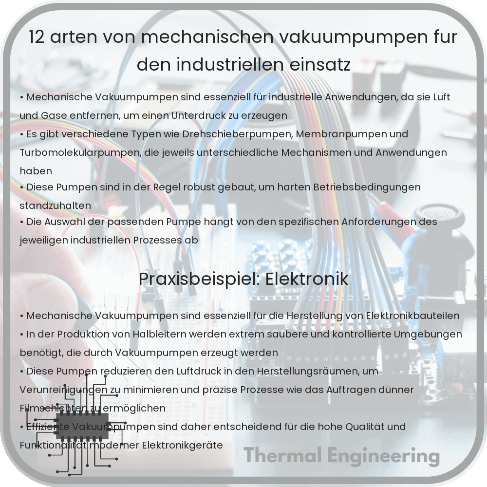 12 Arten von mechanischen Vakuumpumpen für den industriellen Einsatz