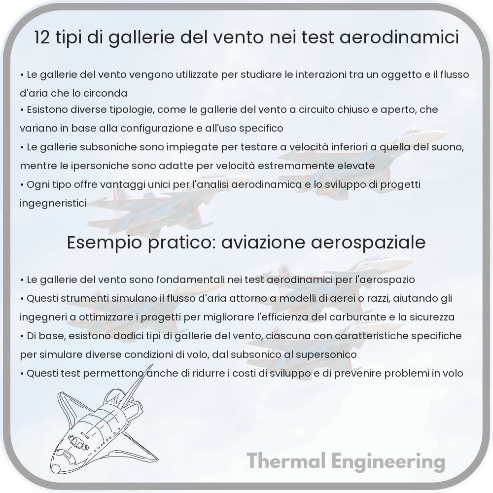 12 Tipi di Gallerie del Vento nei Test Aerodinamici