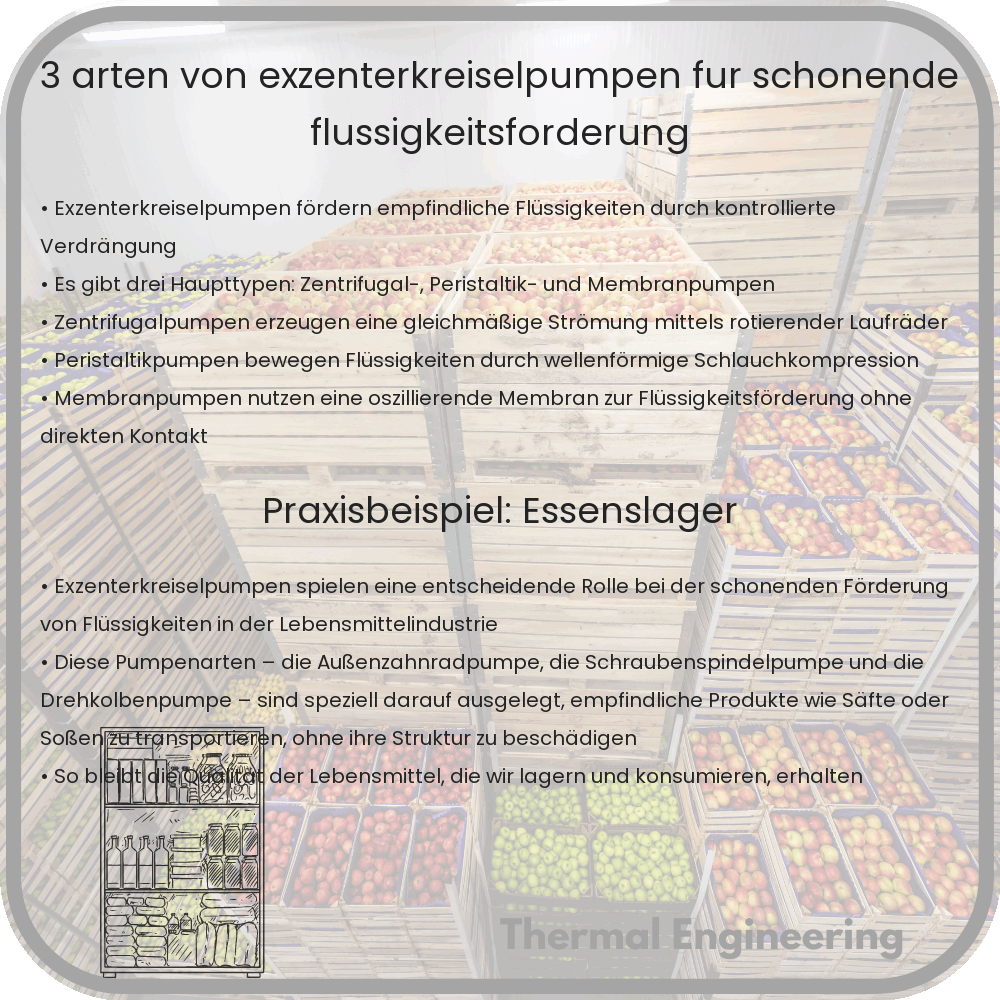 3 Arten von Exzenterkreiselpumpen für schonende Flüssigkeitsförderung