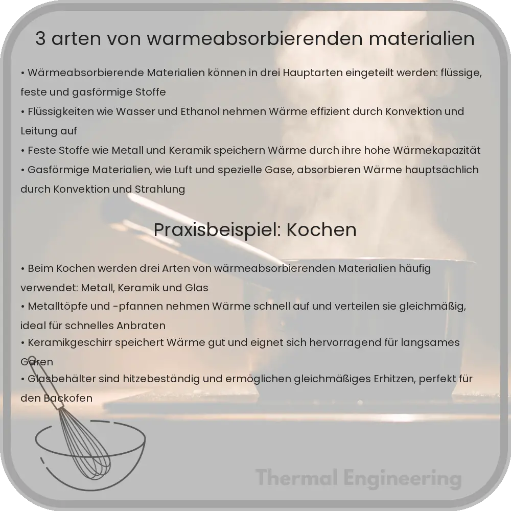 3 Arten von wärmeabsorbierenden Materialien