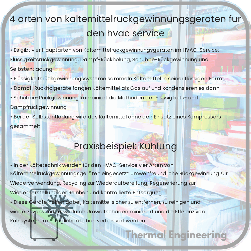 4 Arten von Kältemittelrückgewinnungsgeräten für den HVAC-Service