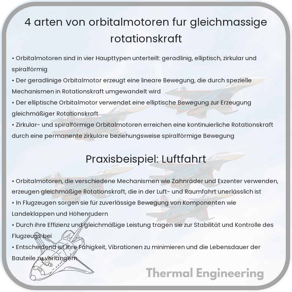 4 Arten von Orbitalmotoren für gleichmäßige Rotationskraft