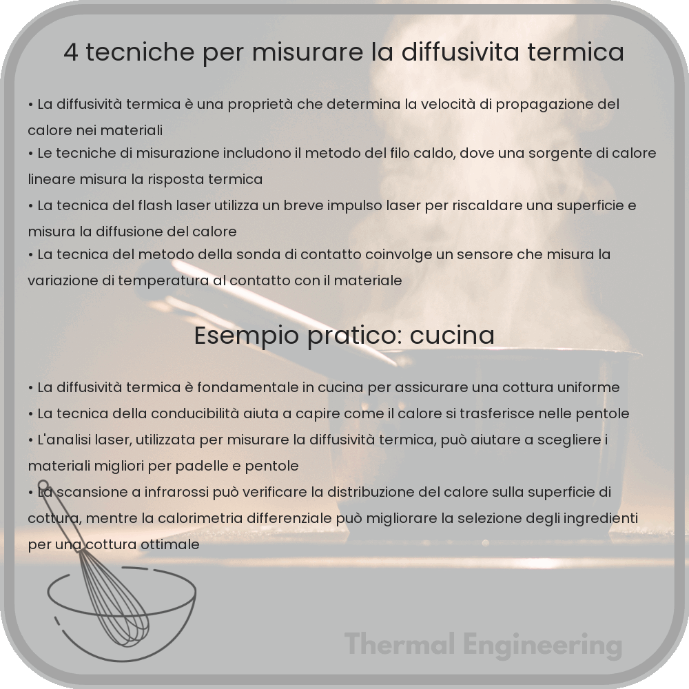 4 Tecniche per Misurare la Diffusività Termica