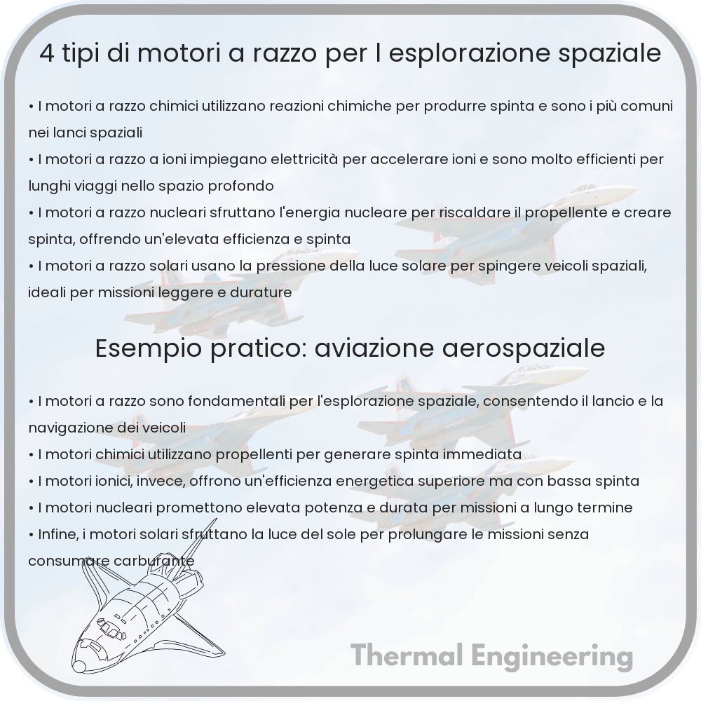 4 Tipi di Motori a Razzo per l'Esplorazione Spaziale