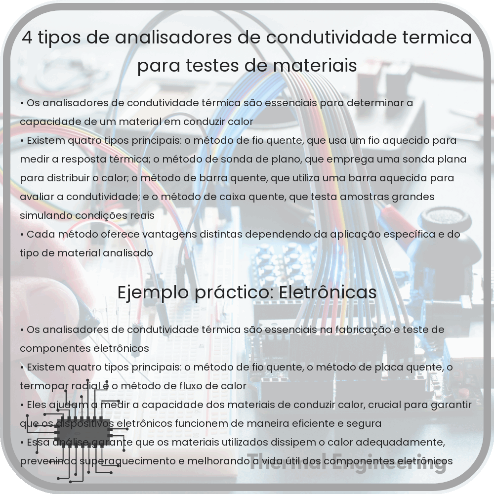4 Tipos de Analisadores de Condutividade Térmica para Testes de Materiais