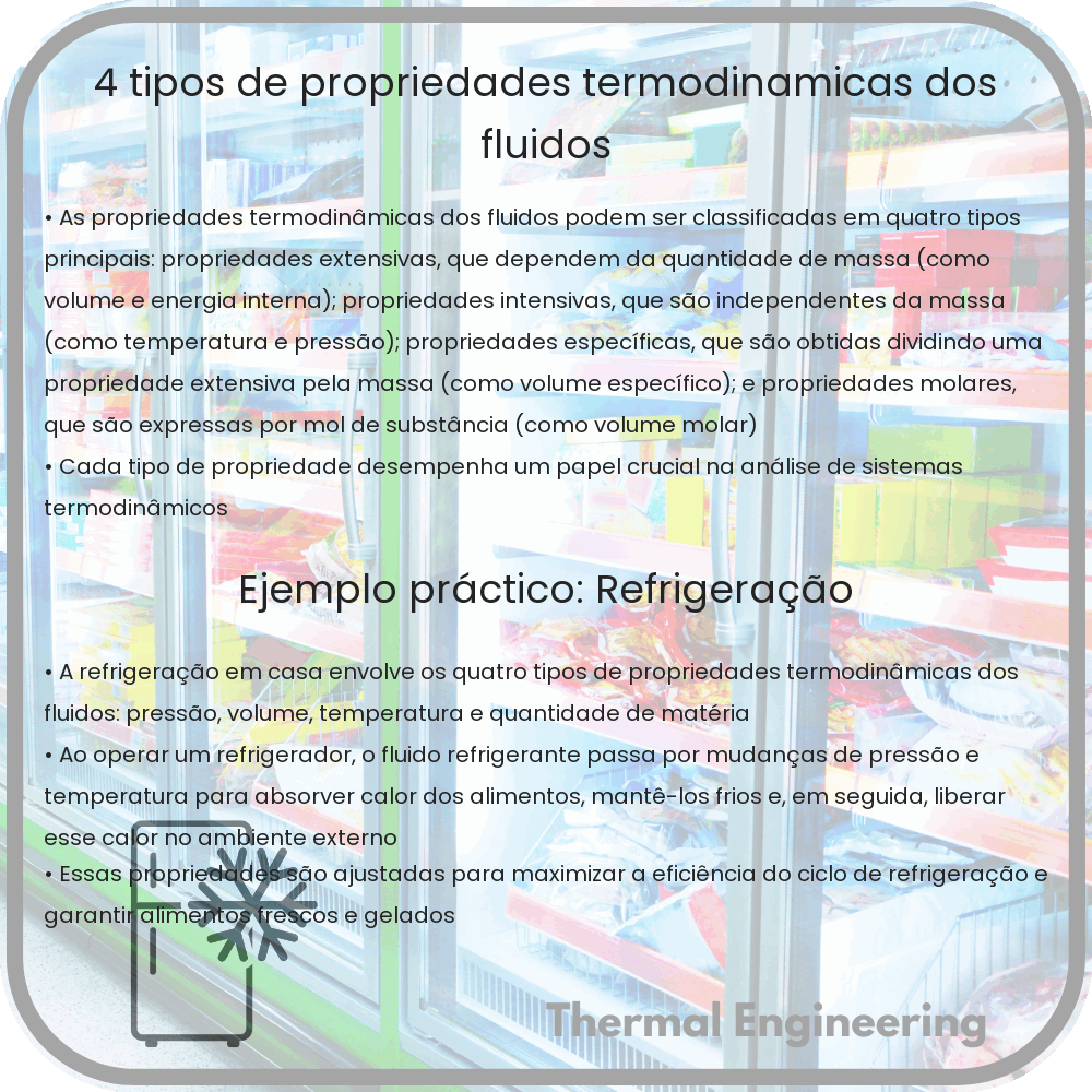 4 Tipos de Propriedades Termodinâmicas dos Fluidos