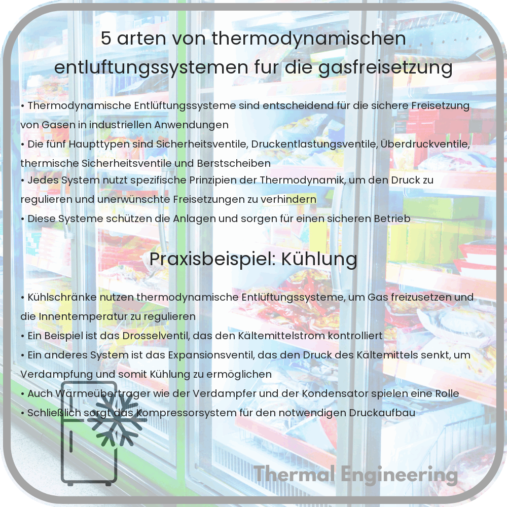 5 Arten von thermodynamischen Entlüftungssystemen für die Gasfreisetzung