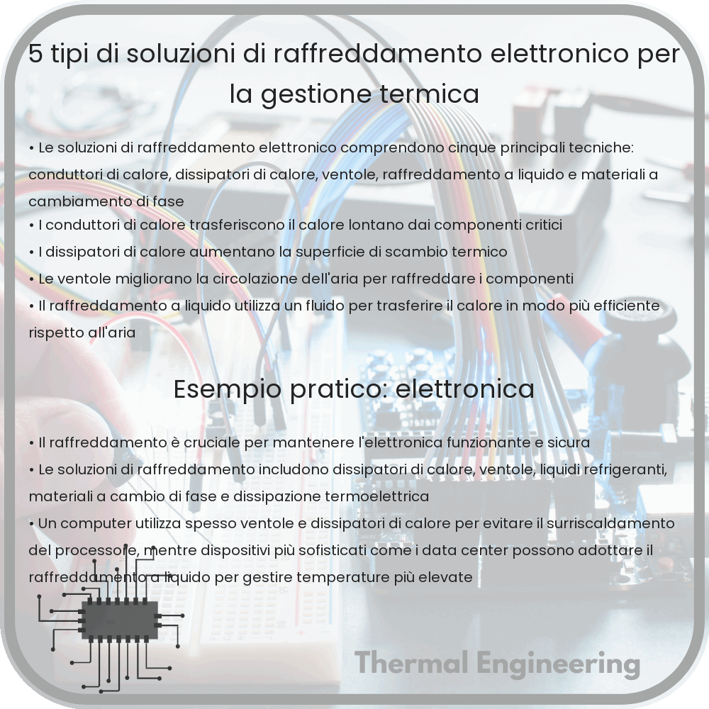 5 Tipi di Soluzioni di Raffreddamento Elettronico per la Gestione Termica