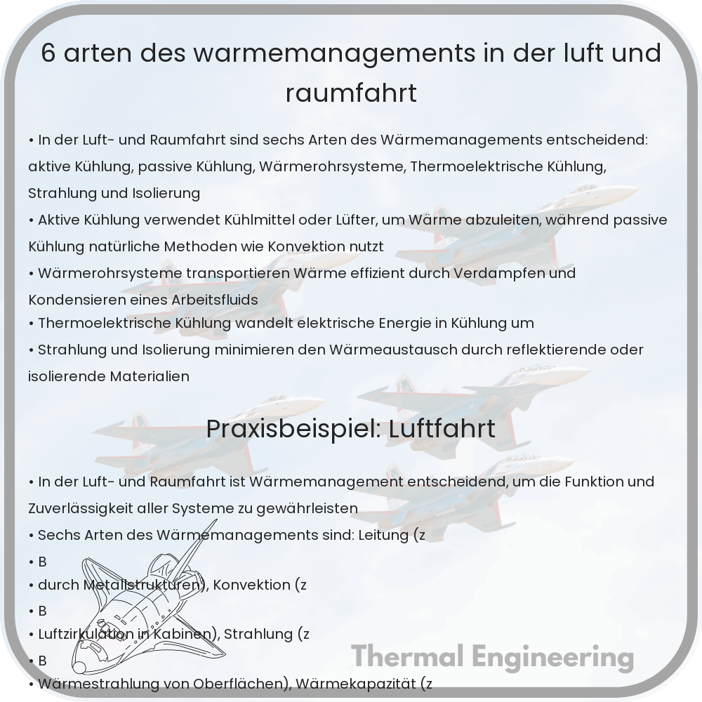 6 Arten des Wärmemanagements in der Luft- und Raumfahrt