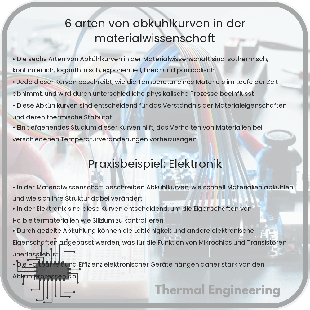 6 Arten von Abkühlkurven in der Materialwissenschaft