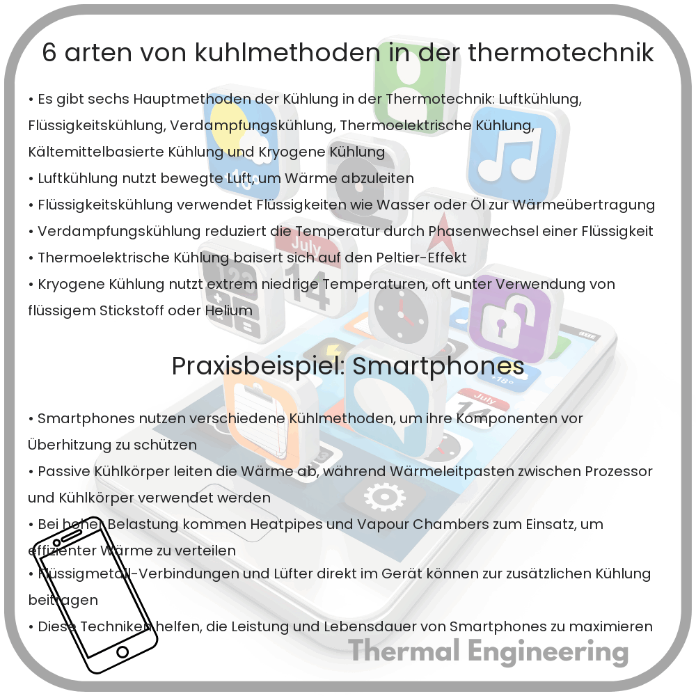 6 Arten von Kühlmethoden in der Thermotechnik