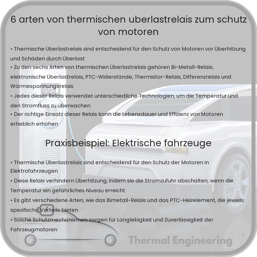 6 Arten von thermischen Überlastrelais zum Schutz von Motoren