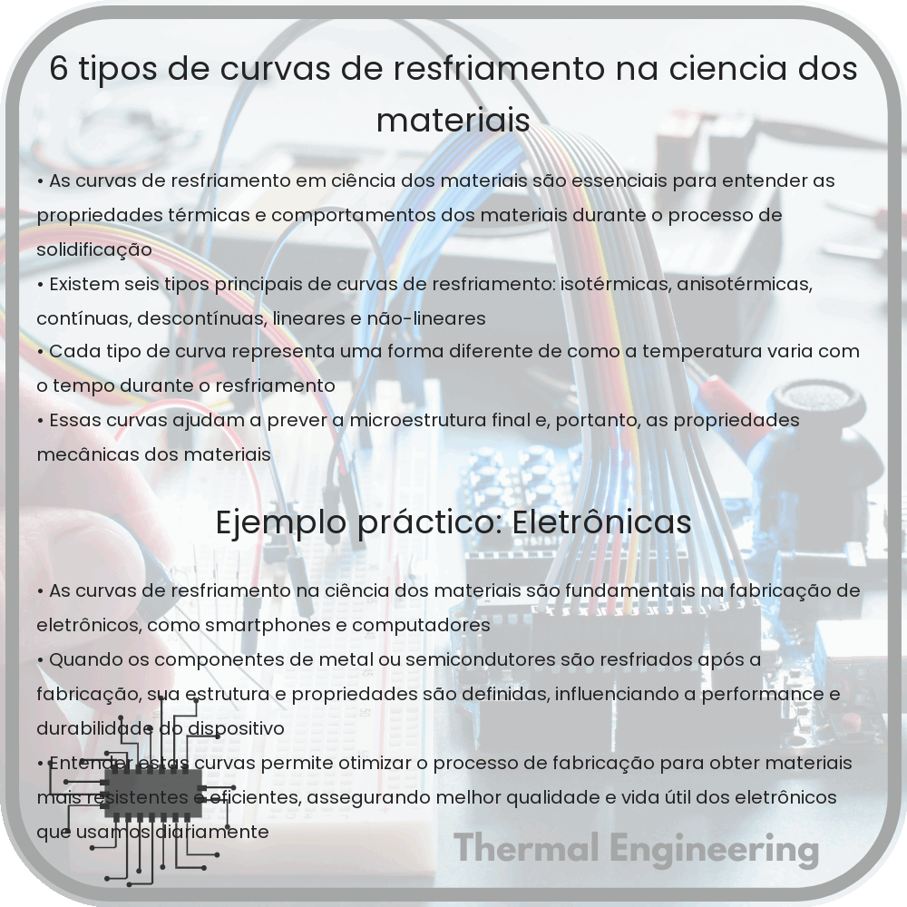 6 Tipos de Curvas de Resfriamento na Ciência dos Materiais
