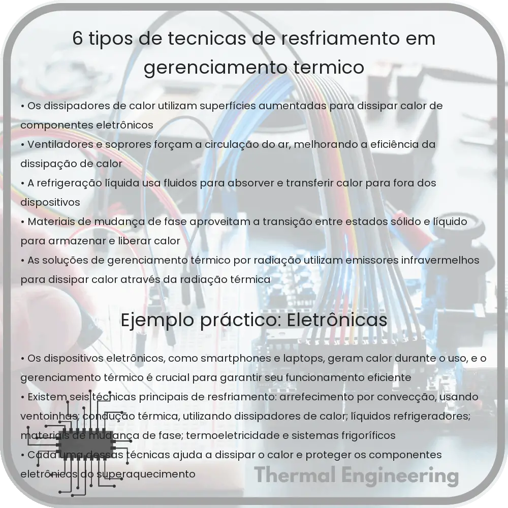 6 Tipos de Técnicas de Resfriamento em Gerenciamento Térmico