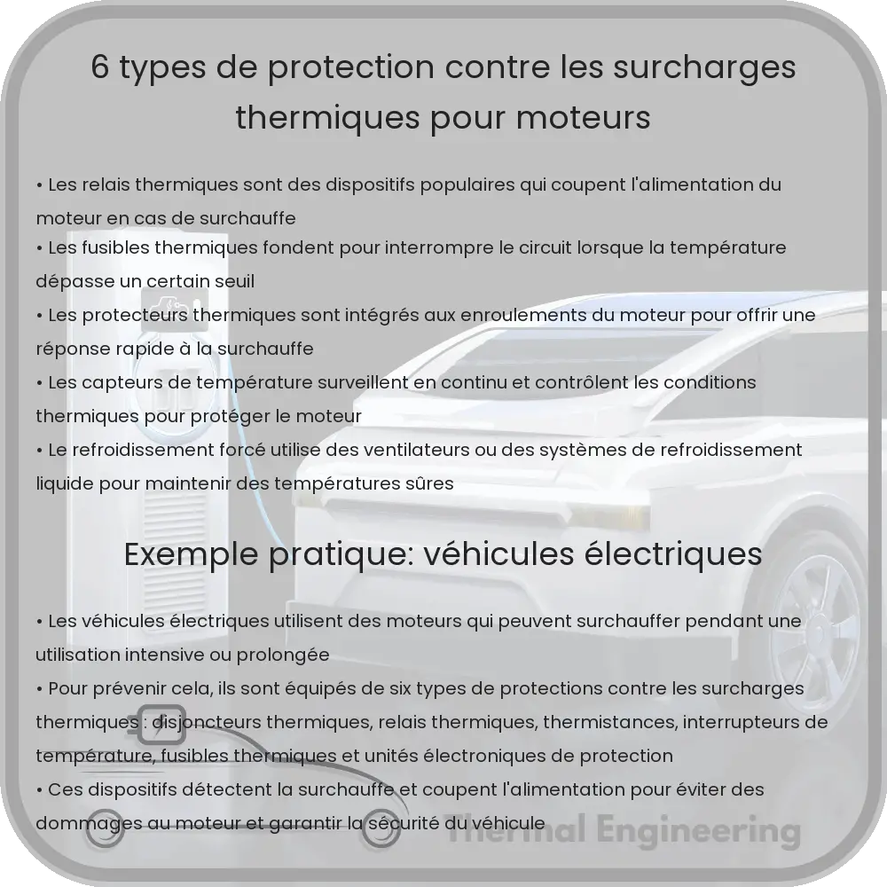 6 Types de Protection Contre les Surcharges Thermiques pour Moteurs