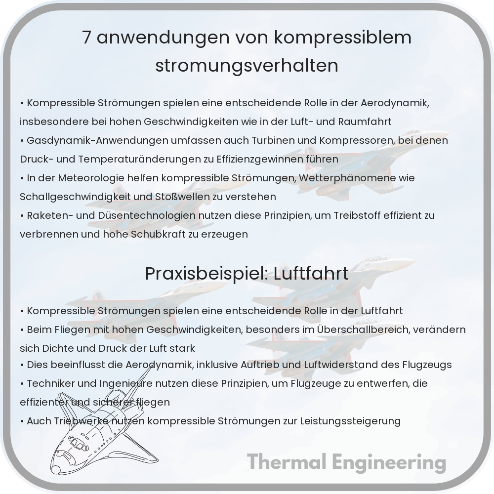 7 Anwendungen von kompressiblem Strömungsverhalten