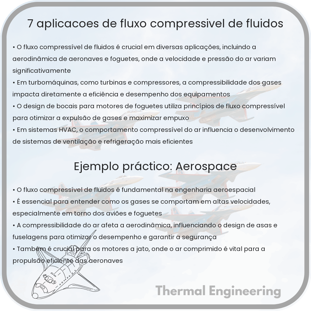 7 Aplicações de Fluxo Compressível de Fluidos