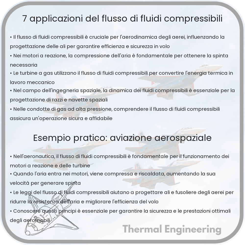 7 Applicazioni del Flusso di Fluidi Compressibili