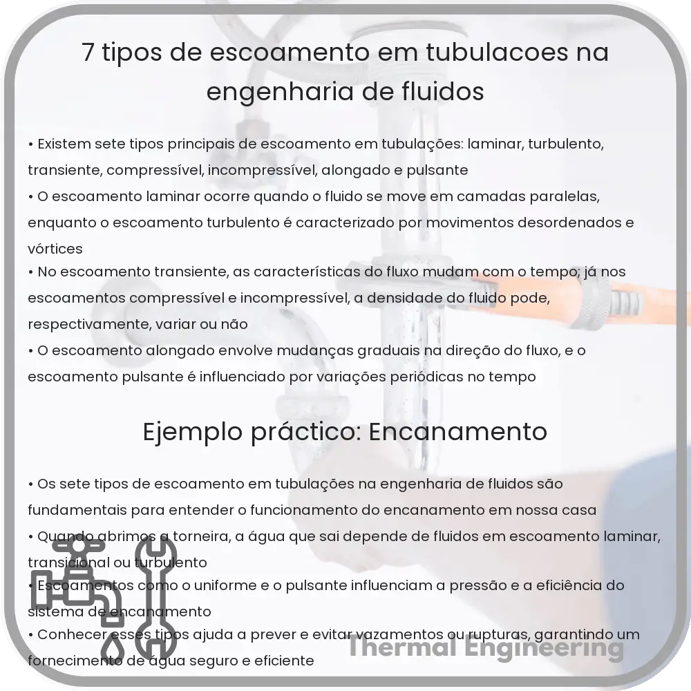 7 Tipos de Escoamento em Tubulações na Engenharia de Fluidos