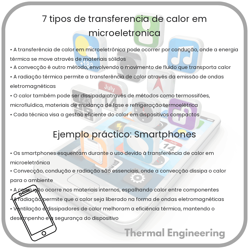7 Tipos de Transferência de Calor em Microeletrônica