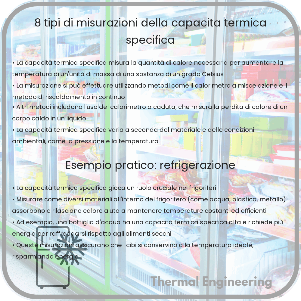 8 Tipi di Misurazioni della Capacità Termica Specifica