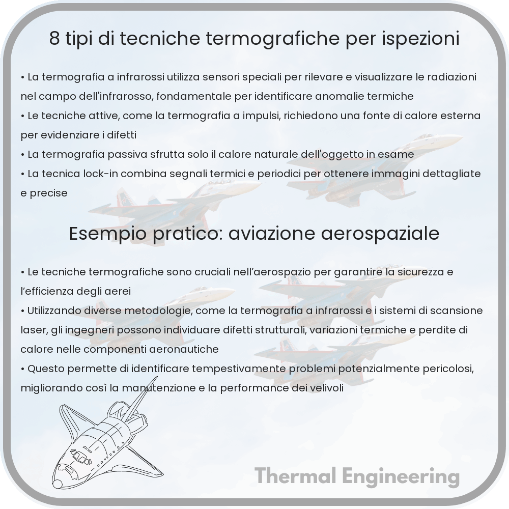 8 Tipi di Tecniche Termografiche per Ispezioni