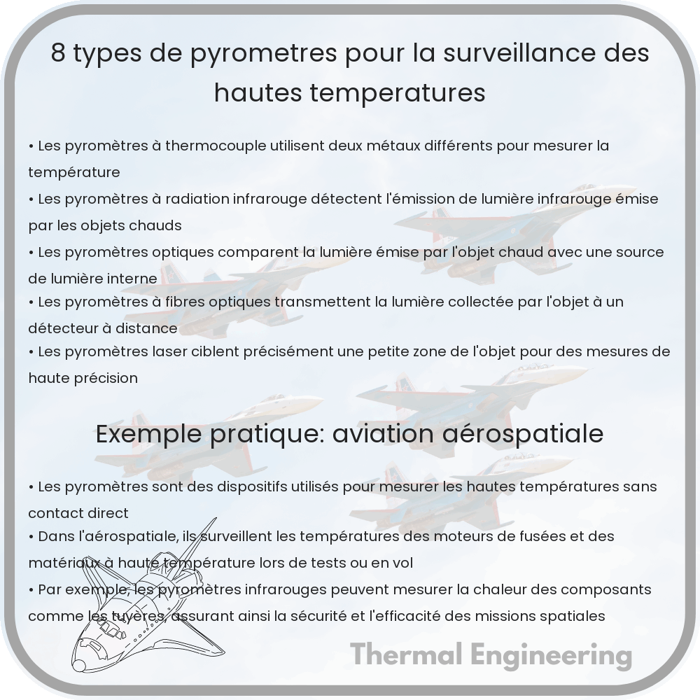 8 Types de Pyromètres pour la Surveillance des Hautes Températures