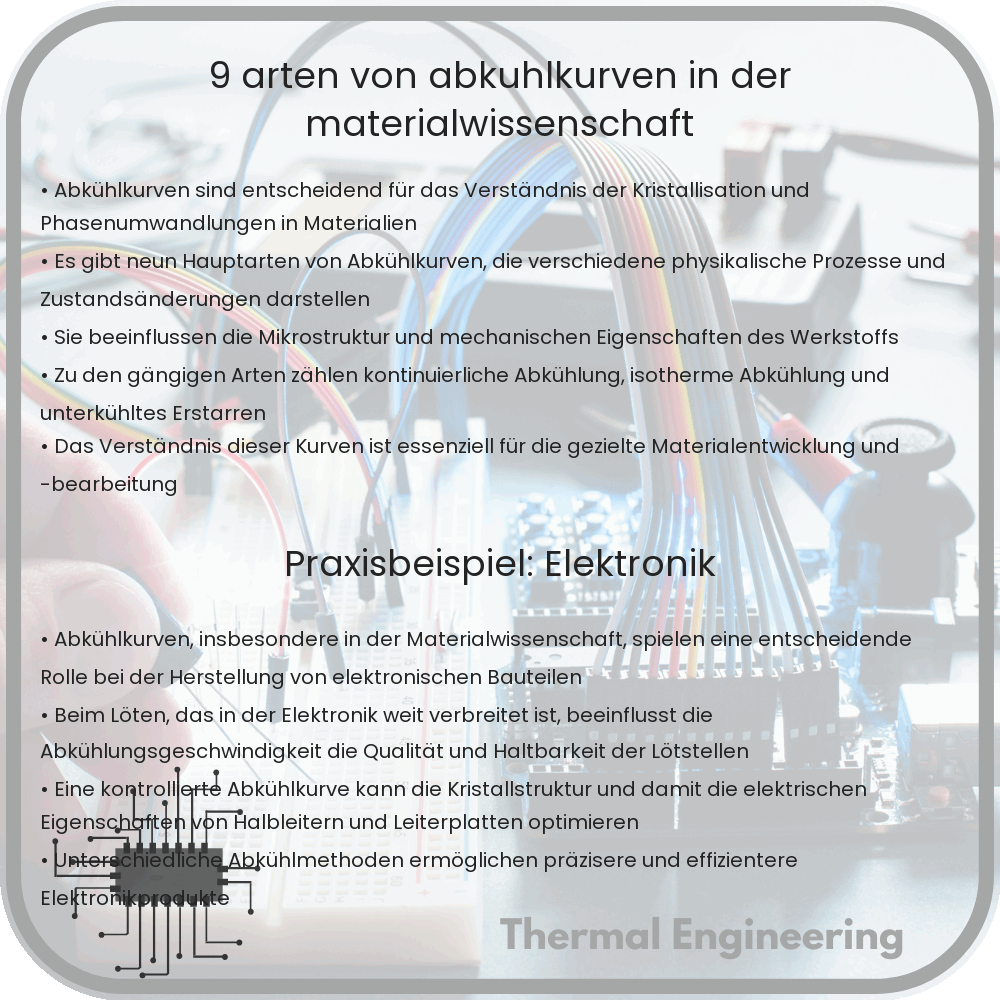 9 Arten von Abkühlkurven in der Materialwissenschaft