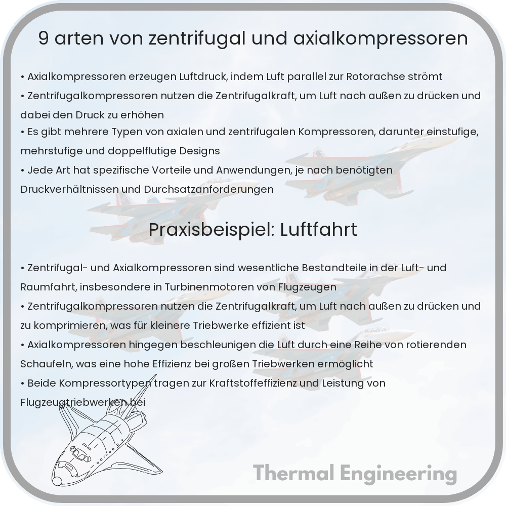 9 Arten von Zentrifugal- und Axialkompressoren