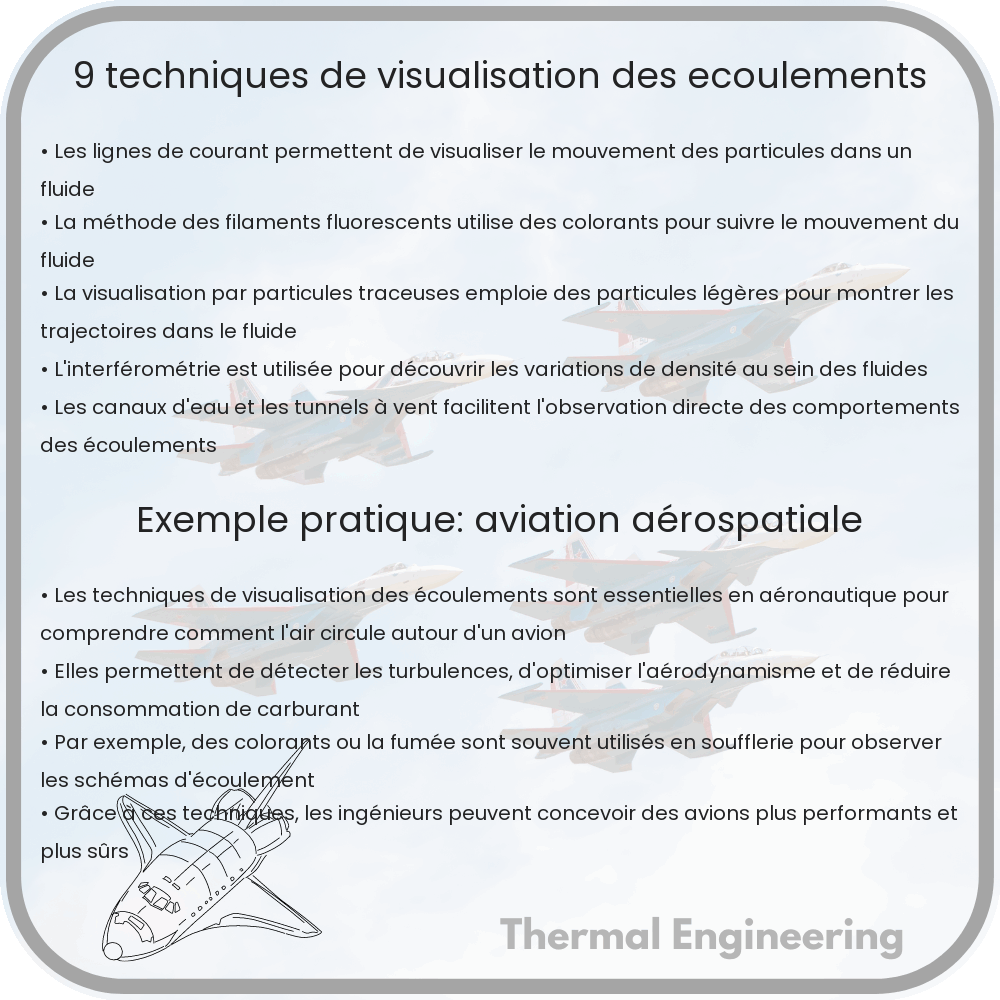 9 Techniques de Visualisation des Écoulements