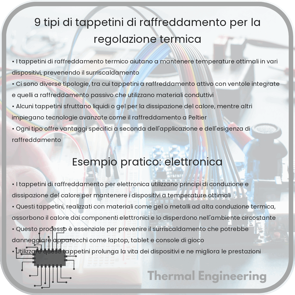 9 Tipi di Tappetini di Raffreddamento per la Regolazione Termica