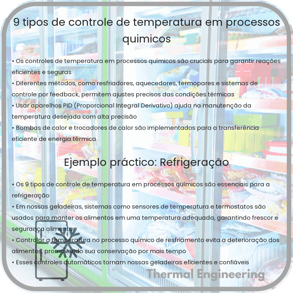 9 Tipos de Controle de Temperatura em Processos Químicos