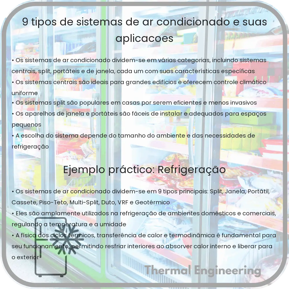 9 Tipos de Sistemas de Ar Condicionado e Suas Aplicações