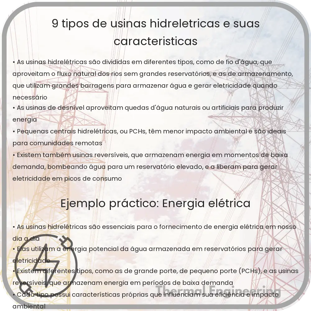 9 Tipos de Usinas Hidrelétricas e Suas Características