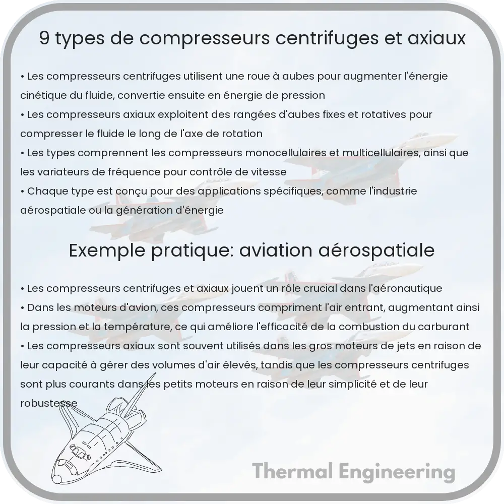 9 Types de Compresseurs Centrifuges et Axiaux