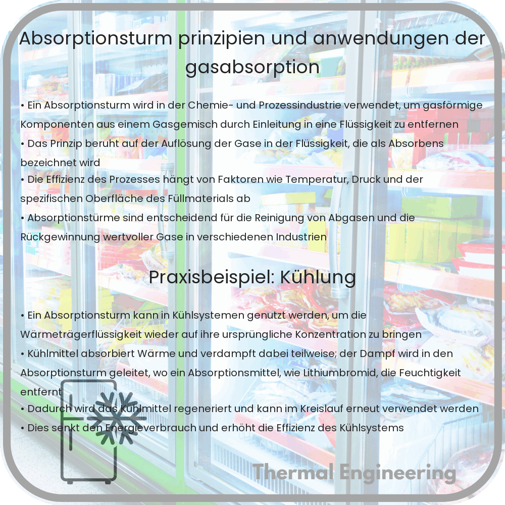 Absorptionsturm | Prinzipien und Anwendungen der Gasabsorption